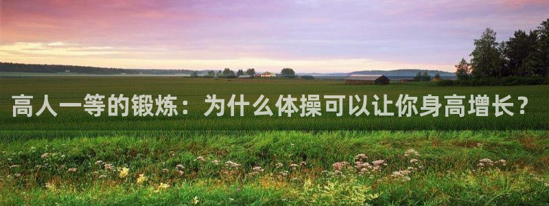 凯发官网下载招商电话号码是多少：高人一等的锻炼：为什么体操可